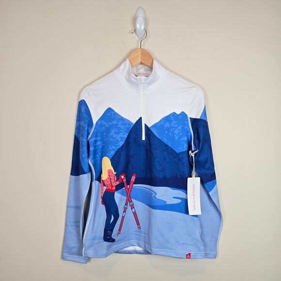 Krimson Klover Tops - Krimson Klover Women’s Size S Maple Leaf Baselayer Top Ski Thermal